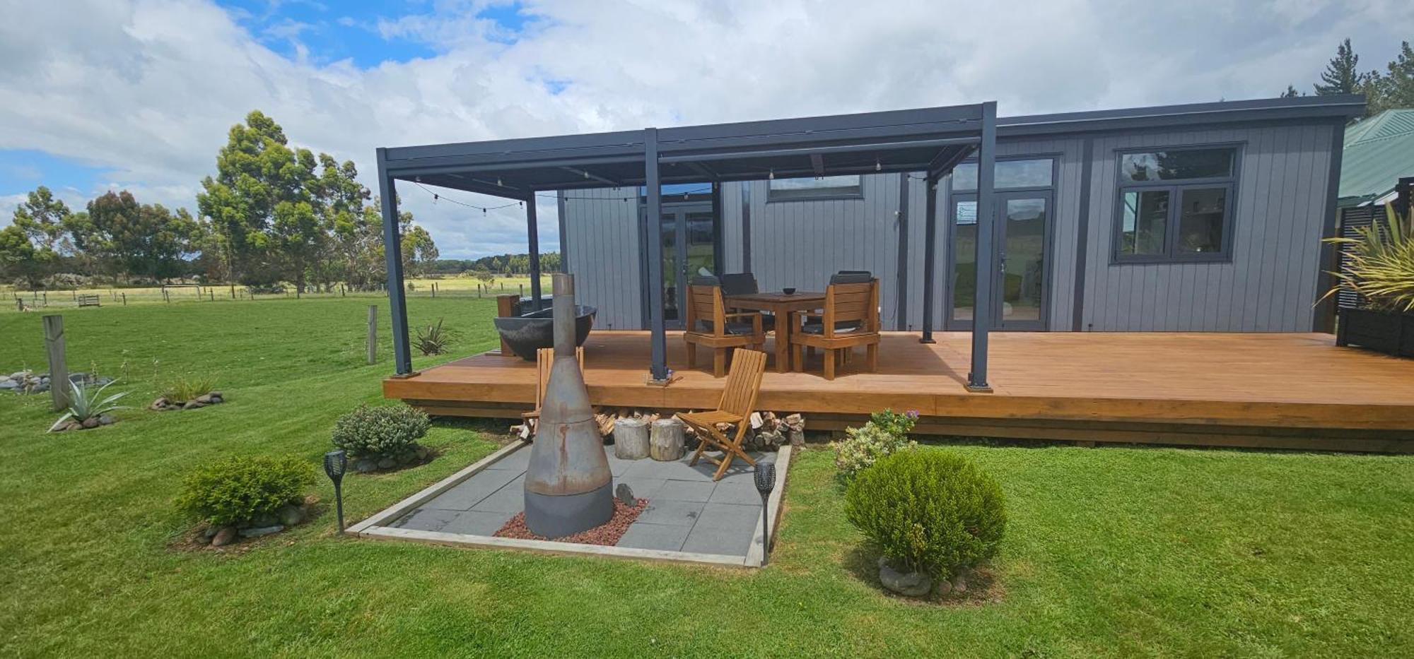 Mangateitei Views - Rangataua Tiny Home 오하쿠네 외부 사진